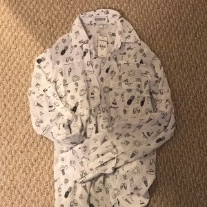 Cute travel print shirt